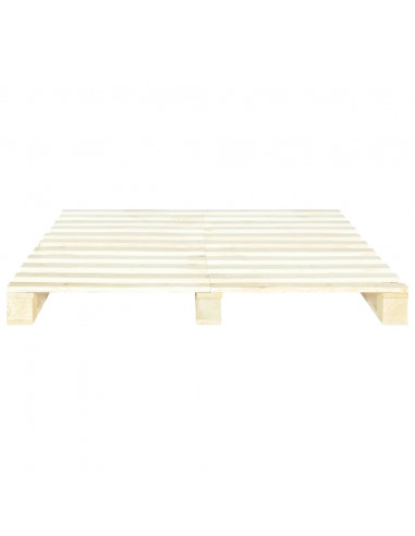 Giroletto in Pallet di Legno Massello di Pino 140x200 cm