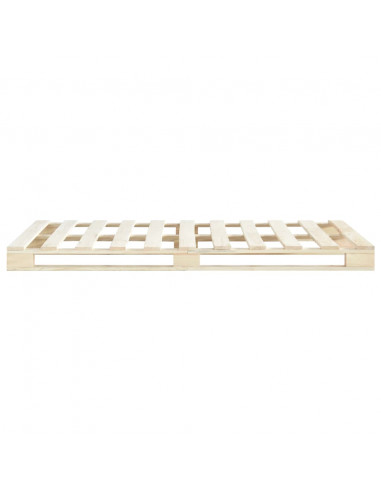 Giroletto in Pallet di Legno Massello di Pino 180x200 cm