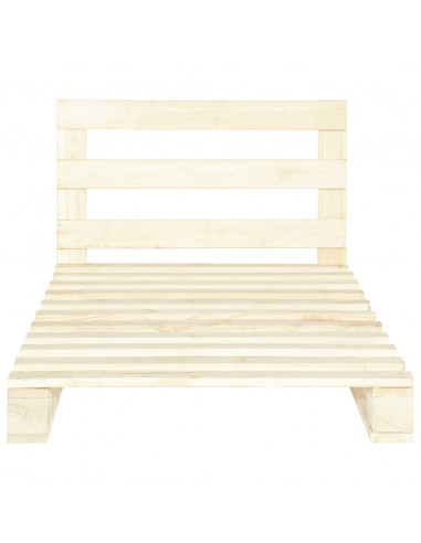 Giroletto in Pallet di Legno Massello di Pino 90x200 cm