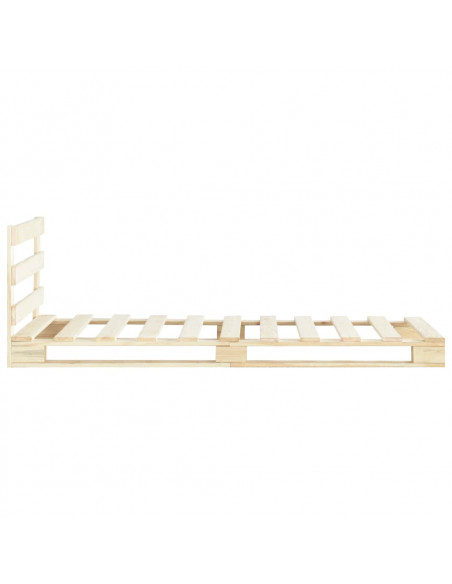 Giroletto in Pallet di Legno Massello di Pino 90x200 cm