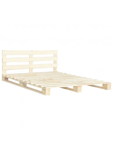 Giroletto in Pallet di Legno Massello di Pino 140x200 cm