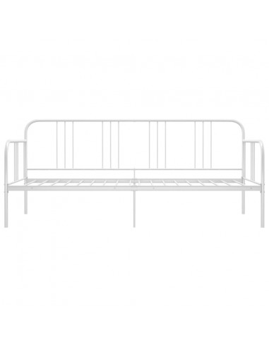 Divano Letto Bianco in Metallo 90x200 cm