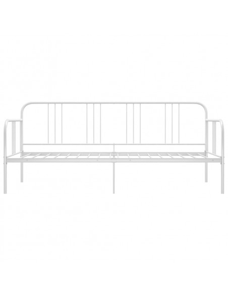Divano Letto Bianco in Metallo 90x200 cm