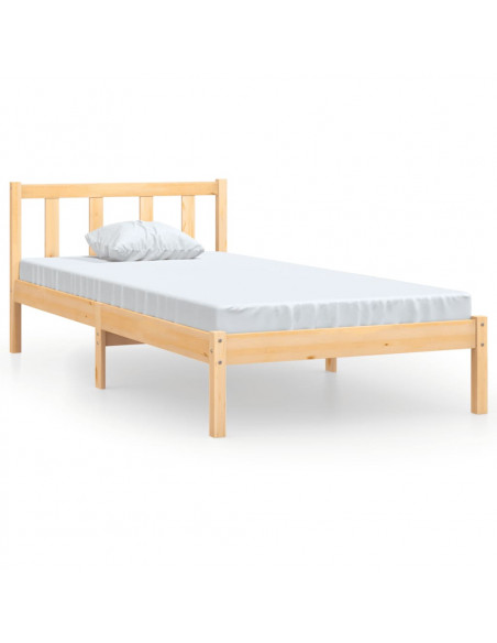 Giroletto in Legno Massello di Pino 90x190 cm Single