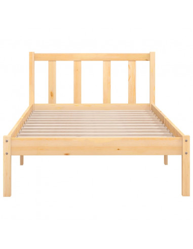 Giroletto in Legno Massello di Pino 90x190 cm Single