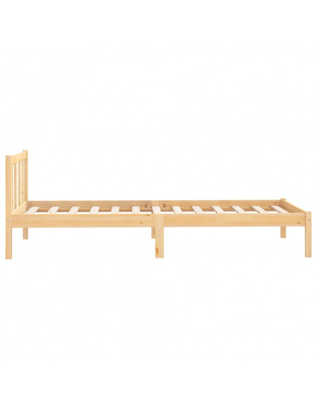 Giroletto in Legno Massello di Pino 90x190 cm Single