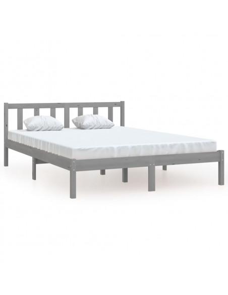 Giroletto Grigio in Massello di Pino 150x200 cm King Size