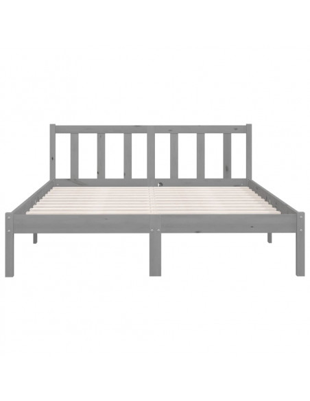 Giroletto Grigio in Massello di Pino 150x200 cm King Size