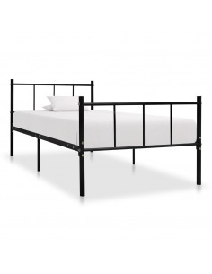 Giroletto Nero in Metallo 90x200 cm 2