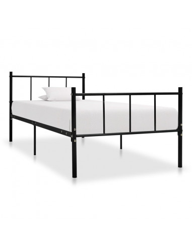 Giroletto Nero in Metallo 90x200 cm