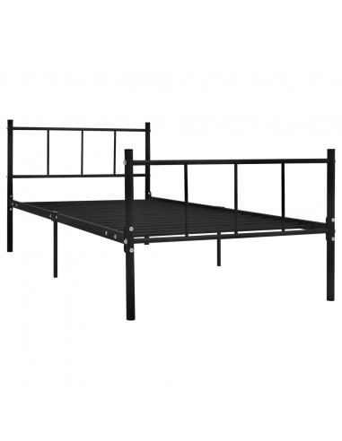 Giroletto Nero in Metallo 90x200 cm