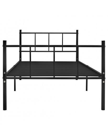 Giroletto Nero in Metallo 90x200 cm
