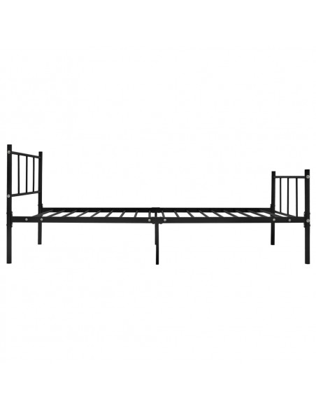 Giroletto Nero in Metallo 90x200 cm