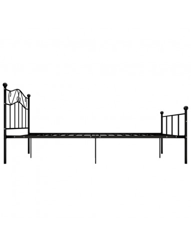 Giroletto Nero in Metallo 120x200 cm
