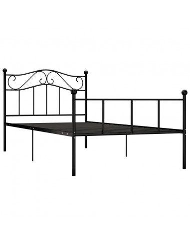 Giroletto Nero in Metallo 90x200 cm