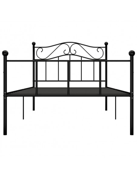 Giroletto Nero in Metallo 90x200 cm