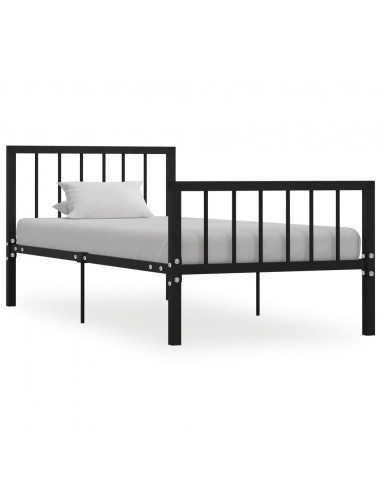 Giroletto Nero in Metallo 90x200 cm