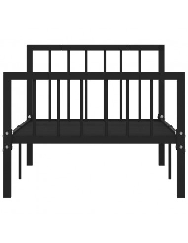 Giroletto Nero in Metallo 90x200 cm