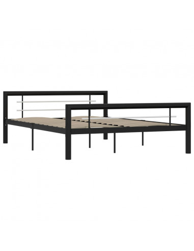 Giroletto Nero e Bianco in Metallo 140x200 cm