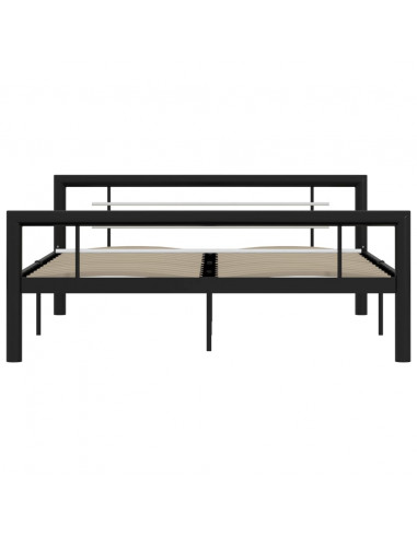 Giroletto Nero e Bianco in Metallo 140x200 cm