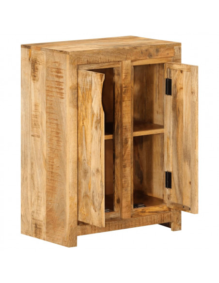 Credenza 55x33x75 cm in Legno Massello di Mango