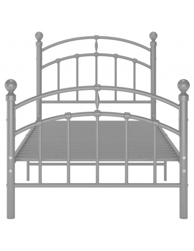 Giroletto Grigio in Metallo 100x200 cm