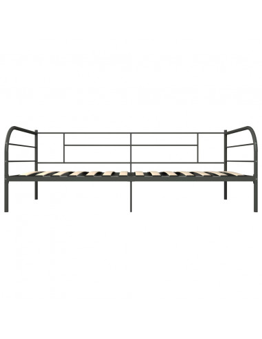 Telaio Divano Letto Grigio in Metallo 90x200 cm