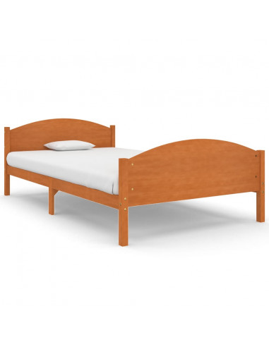 Giroletto Marrone Miele in Legno Massello di Pino 120x200 cm