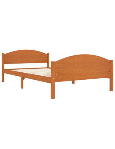 Giroletto Marrone Miele in Legno Massello di Pino 120x200 cm