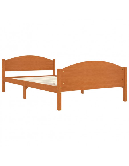 Giroletto Marrone Miele in Legno Massello di Pino 120x200 cm
