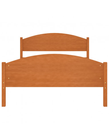 Giroletto Marrone Miele in Legno Massello di Pino 120x200 cm