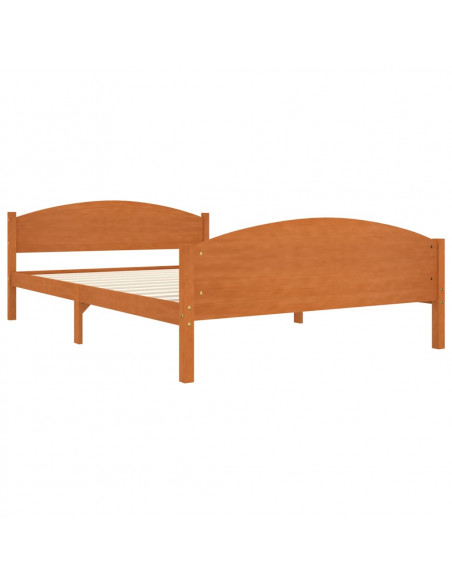 Giroletto Marrone Miele in Legno Massello di Pino 140x200 cm