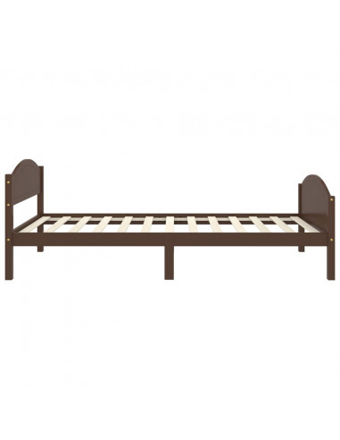 Giroletto Marrone Scuro in Legno Massello di Pino 100x200 cm