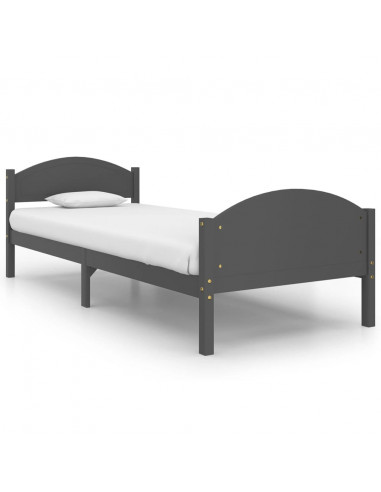 Giroletto Grigio Scuro in Legno Massello di Pino 100x200 cm