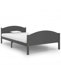 Giroletto Grigio Scuro in Legno Massello di Pino 120x200 cm 2