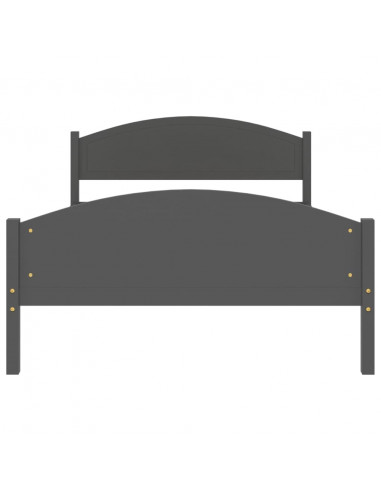 Giroletto Grigio Scuro in Legno Massello di Pino 120x200 cm