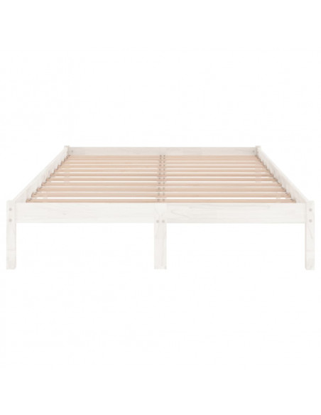 Giroletto Bianco in Legno Massello 135x190 cm Double
