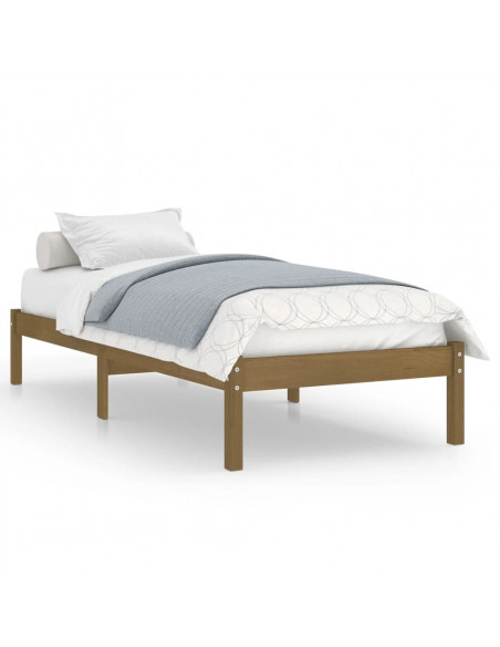 Giroletto Marrone Miele in Legno Massello di Pino 100x200 cm