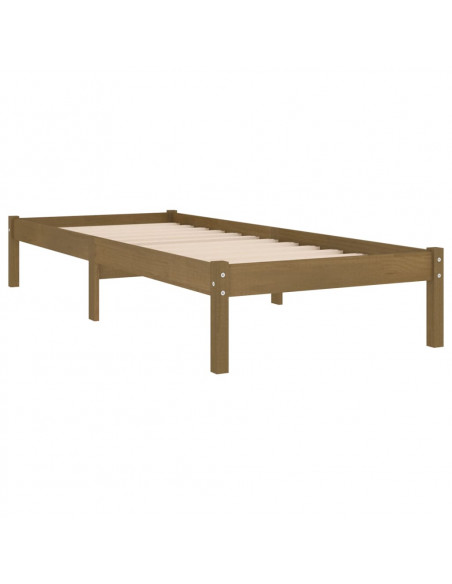 Giroletto Marrone Miele in Legno Massello di Pino 100x200 cm
