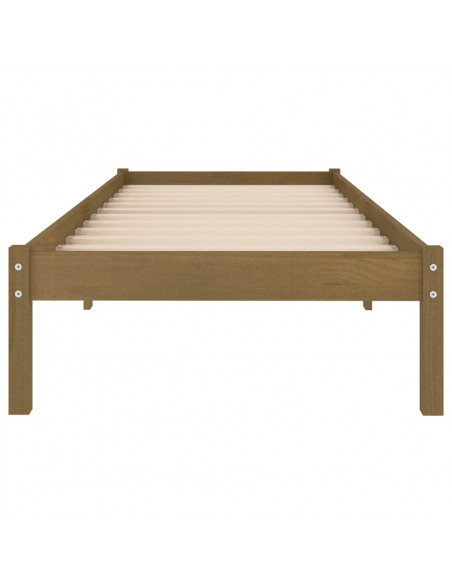 Giroletto Marrone Miele in Legno Massello di Pino 100x200 cm