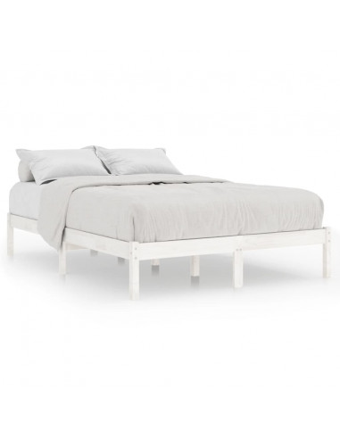 Giroletto Bianco in Legno Massello 180x200 cm Super King