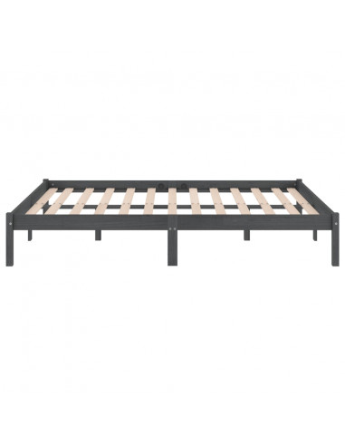 Giroletto Grigio in Legno Massello di Pino 200x200 cm