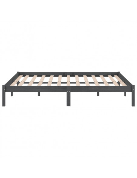 Giroletto Grigio in Legno Massello di Pino 200x200 cm