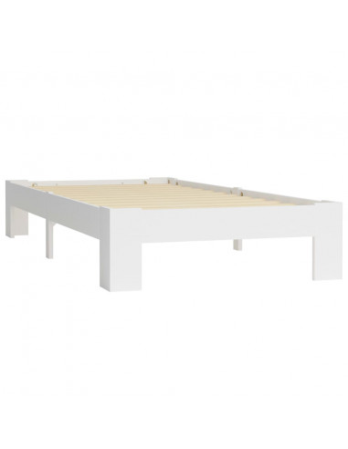 Giroletto Bianco in Legno Massello di Pino 90x200 cm