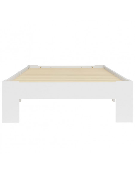 Giroletto Bianco in Legno Massello di Pino 90x200 cm