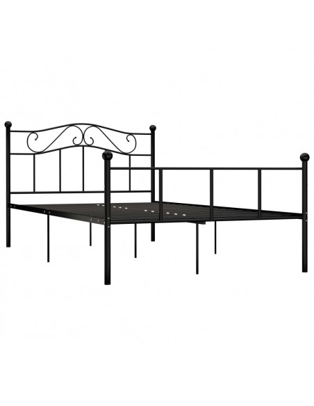 Giroletto Nero in Metallo 160x200 cm