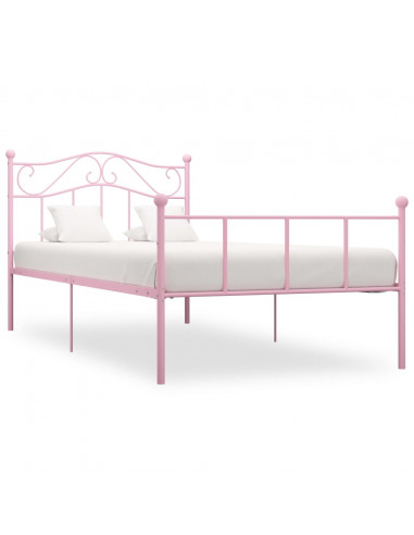 Giroletto Rosa in Metallo 90x200 cm