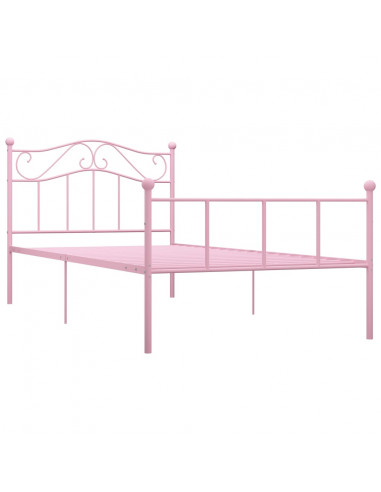 Giroletto Rosa in Metallo 90x200 cm