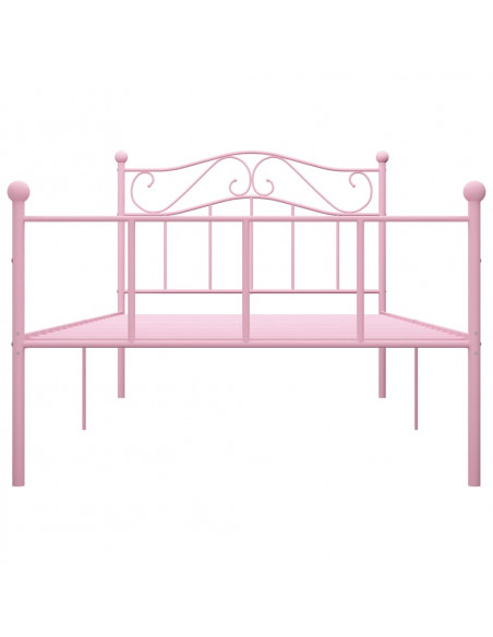 Giroletto Rosa in Metallo 90x200 cm