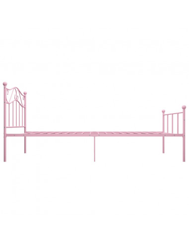 Giroletto Rosa in Metallo 90x200 cm